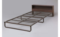 ベッド&nbsp;&nbsp;フレームベッド　ヘッドボード付き&nbsp;FMB-SB&nbsp;ブラウン