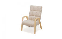 イス&nbsp;ウッドアームチェア&nbsp;WAC-M&nbsp;ベージュ