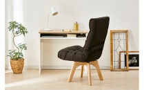 イス&nbsp;回転ファブリックチェア&nbsp;FACN-K&nbsp;ブラウン