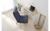 イス&nbsp;回転ファブリックチェア&nbsp;FACN-K&nbsp;ブルー