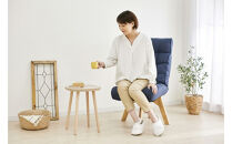 イス&nbsp;回転ファブリックチェア&nbsp;FACN-K&nbsp;ブルー