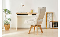 イス&nbsp;回転ファブリックチェア&nbsp;FACN-K&nbsp;アイボリー