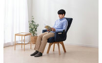 イス&nbsp;回転ファブリックチェア&nbsp;FACN-KH&nbsp;ブルー