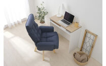 イス&nbsp;回転ファブリックチェア&nbsp;FACN-KH&nbsp;ブルー