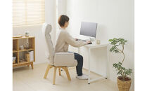 イス&nbsp;回転ファブリックチェア　ハイバック&nbsp;FACN-KHB&nbsp;アイボリー