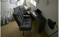 イス&nbsp;回転ファブリックチェア　ハイバック&nbsp;FACN-KHB&nbsp;アッシュ