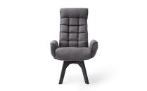 イス&nbsp;回転ファブリックチェア　ハイバック&nbsp;FACN-KHB&nbsp;アッシュ