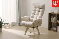 イス 回転ファブリックチェア　ハイバック FACN-KHB ホワイト