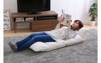 イス&nbsp;フロアチェア　低反発&nbsp;ZCR-2&nbsp;アイボリー