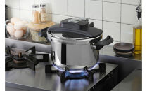 鍋&nbsp;圧力鍋&nbsp;両手圧力鍋&nbsp;5L&nbsp;アイリスオーヤマ&nbsp;キッチン用品&nbsp;IH&nbsp;ガス火&nbsp;4点セットステンレス&nbsp;シルバー&nbsp;RAN-5L