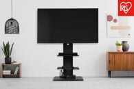 テレビ台&nbsp;スタンドテレビ台&nbsp;UTS-700R-BO&nbsp;ブラックオーク