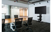 テレビ台&nbsp;スタンドテレビ台&nbsp;UTS-700R-BO&nbsp;ブラックオーク