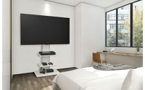 テレビ台&nbsp;スタンドテレビ台&nbsp;UTS-700R-OW&nbsp;オフホワイト&nbsp;新生活&nbsp;一人暮らし&nbsp;ひとり暮らし&nbsp;就職祝い&nbsp;進学祝い&nbsp;合格祝い&nbsp;