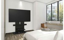 テレビ台&nbsp;スタンドテレビ台&nbsp;UTS-900R-BO&nbsp;ブラックオーク