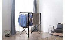 物干し&nbsp;&nbsp;伸縮多機能スタイル物干し&nbsp;STSM-150&nbsp;ブラック&nbsp;新生活&nbsp;一人暮らし&nbsp;ひとり暮らし&nbsp;就職祝い&nbsp;進学祝い&nbsp;合格祝い&nbsp;家具&nbsp;インテリア&nbsp;