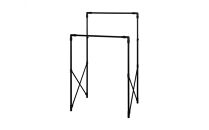 物干し&nbsp;&nbsp;伸縮多機能スタイル物干し&nbsp;STSM-150&nbsp;ブラック&nbsp;新生活&nbsp;一人暮らし&nbsp;ひとり暮らし&nbsp;就職祝い&nbsp;進学祝い&nbsp;合格祝い&nbsp;家具&nbsp;インテリア&nbsp;