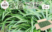 三重県鈴鹿市産 玉竜（タマリュウ）マットタイプ５枚