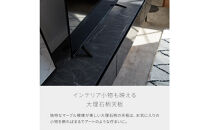 テレビボード&nbsp;幅220cm&nbsp;ローボード&nbsp;テレビ台&nbsp;リスボン&nbsp;グラスブラック×マーブルブラック&nbsp;【モーブル】【大川家具】