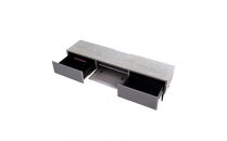 テレビボード&nbsp;幅180cm&nbsp;ローボード&nbsp;テレビ台&nbsp;リスボン&nbsp;グラスグレー×マーブルホワイト&nbsp;【モーブル】【大川家具】