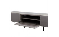 テレビボード&nbsp;幅180cm&nbsp;ローボード&nbsp;テレビ台&nbsp;リスボン&nbsp;グラスグレー×マーブルホワイト&nbsp;【モーブル】【大川家具】