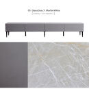 テレビボード&nbsp;幅240cm&nbsp;ローボード&nbsp;テレビ台&nbsp;リスボン&nbsp;グラスグレー(GGY)×マーブルホワイト【モーブル】【大川家具】