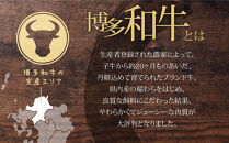 博多和牛A5～A4ランク厳選セット(計1150g)　焼肉たれ・塩胡椒付＜化粧箱入＞&nbsp;＜大任町＞