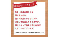 博多和牛　贅沢ロースセット