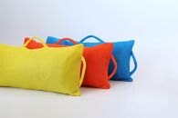 リ:フラフィークッション&nbsp;ショートタイプ【２個セット】&nbsp;カラー（レッド、イエロー、ブルー、ブラック、オレンジ）