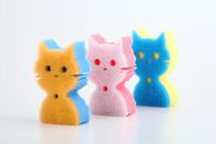 ウレタンスポンジ&nbsp;ツルスポ&nbsp;イヌネコスポンジ&nbsp;【6個セット】