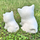 信楽焼&nbsp;親子豆柴（白）