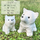 信楽焼&nbsp;親子豆柴（白）