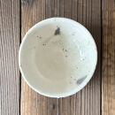 信楽焼　いろどり小鉢2個セット（白釉花曇り）