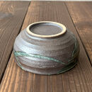 信楽焼　いろどり小鉢2個セット（黒釉青流し）