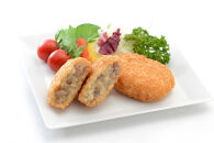 岡山蓮根コロッケ（5個入）×2袋＆なぎビーフコロッケ（5個入）×2袋