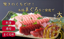 【福岡市】フィシュル！マグロづくしセット（赤身5枚　50g×3P、中トロ3枚・大トロ2枚　50g×3P）