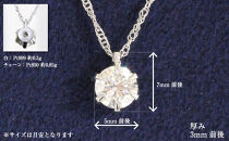 0.5ct（SIクラス）天然ダイヤモンド プラチナネックレス