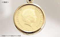 2023年 ユニコーン 1/30オンス 純金金貨 18Kネックレス