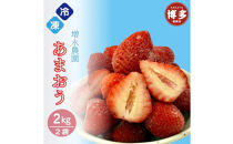 増永農園の完熟冷凍あまおう2kg