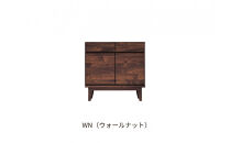 【ウォールナット】大川家具&nbsp;幅80cm&nbsp;サイドボード-ramsey-ラムジー