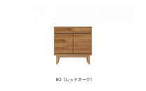【レッドオーク】大川家具&nbsp;幅80cm&nbsp;サイドボード-ramsey-ラムジー