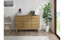 【ウォールナット】大川家具&nbsp;幅120cm&nbsp;サイドボード&nbsp;-ramsey-ラムジー