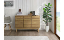 【レッドオーク】大川家具&nbsp;幅120cm&nbsp;サイドボード&nbsp;-ramsey-ラムジー