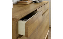 【レッドオーク】大川家具&nbsp;幅120cm&nbsp;サイドボード&nbsp;-ramsey-ラムジー