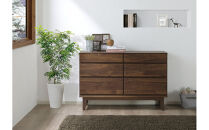 【レッドオーク】大川家具&nbsp;幅120cm&nbsp;3段&nbsp;チェスト&nbsp;&nbsp;-ramsey-ラムジー