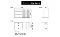 【ナチュラル】大川家具&nbsp;幅120cm&nbsp;サイドボード&nbsp;-value-バリュー