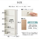 【完成品でお届け】スリム多目的ラック〔4段〕（ピンク）カラーボックス 漫画 本棚 スリム 収納 横置き 薄型 収納棚 ロータイプ ラック コミック収納 薄型本棚 コミック コミックボックス木製 本 4段 棚 AKANBR920065-0-PI