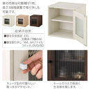 【完成品でお届け】木製キューブボックス〔幅35cm・ガラス扉タイプ〕（オーク）キューブボックス&nbsp;収納棚&nbsp;幅35cm&nbsp;連結&nbsp;木製&nbsp;引き出し&nbsp;扉付き&nbsp;収納ボックス&nbsp;本棚&nbsp;フラップ扉&nbsp;チェスト&nbsp;キューブ&nbsp;ラック&nbsp;スタッキング&nbsp;フラップボックス&nbsp;LKANRA001163-6-OAK