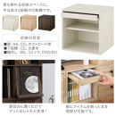 【完成品でお届け】木製キューブボックス〔幅35cm・フラップ扉タイプ〕（オーク）キューブボックス&nbsp;収納棚&nbsp;幅35cm&nbsp;連結&nbsp;木製&nbsp;引き出し&nbsp;扉付き&nbsp;収納ボックス&nbsp;本棚&nbsp;フラップ扉&nbsp;チェスト&nbsp;キューブ&nbsp;ラック&nbsp;スタッキング&nbsp;フラップボックス&nbsp;LKANRA001163-7-OAK