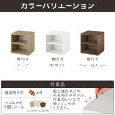 【完成品でお届け】木製収納ボックス〔幅35cm・棚付きタイプ〕（ウォールナット）キューブボックス&nbsp;扉付き&nbsp;35cm&nbsp;カラーボックス&nbsp;一段&nbsp;収納ボックス&nbsp;前開き収納棚&nbsp;オープンボックス&nbsp;収納&nbsp;&nbsp;キャスター台別売り&nbsp;LKANET300103-5-WAL