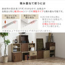 【完成品でお届け】鍵付き収納ボックス〔幅35cm・扉付きタイプ〕（オーク）キューブボックス&nbsp;扉付き&nbsp;鍵付き&nbsp;カラーボックス&nbsp;収納ボックス&nbsp;引き出し&nbsp;LKANET300208-4-OAK